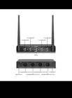 Debra Audio Pro 4 Channel Wireless Microphone System Cordless Handheld  ob New 