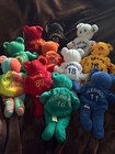 Salvino s Bammers Lot Of 12 Nfl Beanie Bears Rice Aikman Cowboys  49ers   More