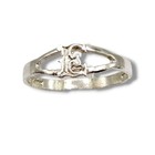 925 Sterling Silver Initial  e  Ring Child Or Pinky Size 4 25