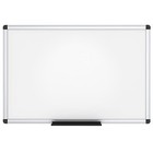 Viz-pro Magnetic Dry Erase Board  36 X 24 Inches  Silver Aluminium Frame