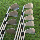 Spalding Executive Mv2 Iron Set Aluminum Shafts 2-pw Stiff Flex Vintage Blades