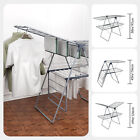 Foldable Airer Clothes Drying Rack Metal Garment Laundry Rack For Indoor Outdoor