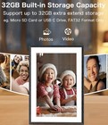 10 1 Hd Digital Picture Frame With Touch Screen - Load Photos  Videos Easily
