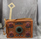 Vintage 1940s Toy Short Wave Transistor Radio Leatherette Tuway Talky Walky