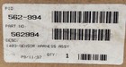 Tyco 562-994 1403 Wire Harness Assembly For Time Clock