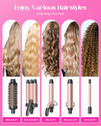 Wavytalk 5 In 1 Curling Wand Set  Dual Voltage Curling Iron Set With 5 Interchan