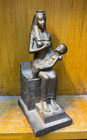 Rare Ancient Egyptian Antiquities Statue Goddess Isis Breastfeeding Baby Horus