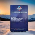 Herb Brooks Arena Lake Placid Authentic Concession Stand Sign Large 2-sided 