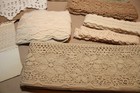 4 Lb Lot Beautiful Antique Vtg Lace Crochet Trim Edging Unused Salvaged Repurpos