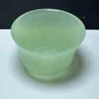 Vintage Han White Jade Cup Carved Stone Old Chinese Style Antique Ornament