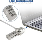 Hox Laptop Cable Lock  Hardware Security Cable Lock Anti Theft Combination Lo   