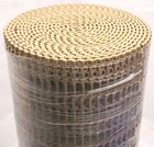 Tan Conveyor Belt Width  22   Length  About 25   Thickness  1 4 