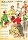 12 Different Vintage French Fashion Magazines La Petit Echo De La Mode 1953   54
