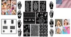 18 Sheets Henna Tattoo Stencil Kit - 97 Unique Designs For Weddings   Festivals