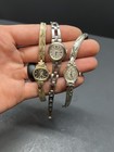 Vintage Ladies Watch Lot  Bulova  Seiko And Helbros  Needing Service 
