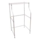 Compact Laundry Appliance Stand Stack Compact Dryer Over Top Washer Stand White