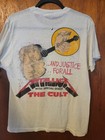 1988 Metallica W  The Cult Concert T Shirt