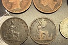 Lot Of 31 British Bronze And Silver Coins 1840-1891