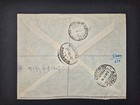 Sudan 1947 Reg  Airmail Cover Khartoum To Athens Greece Multi Cds