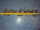 Vintage Cast Iron Bird Coat key Hook Rack 16    Wall Mount Rustic Farmhouse 