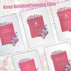 Wedding Planner Book And Organizer For Bride  Wedding Planning Binder   4 Pag   