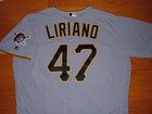 Francisco Liriano 2016 Pittsburgh Pirates Game Used Worn Jersey Minnesota Twins