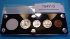1947-s U s  4 Coin Silver Set Mint State Uncirculated In Capital Display