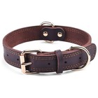 Do4pets Genuine Leather Dog Collar Durable Alloy Hardware For M-extra Large Dogs