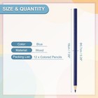 12pcs  Blue Colored Pencils Set For Artists Art Painting
