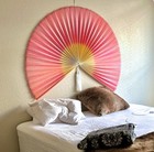 Bamboo Fan Wall Decor  Boho Fanheadboard  Boho Wall Hanging  Wall Decor