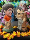 2 Brady Bunch Tiki Mugs Hula Girl Alice   Professor Whitehead Vincent Price