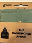 Farmers Defense Workhorse  Apron Canvas Pockets Unisex  Green  Sz S m