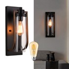 Retro Wall Lamp Retro Industrial Farmhouse Rustic Wall Sconce Iron Loft Light