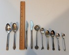 Mixed Lot Of Vintage Collector Spoons   Flatware Sweden 800 Airline   More