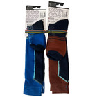 Smartwool Ski Socks Unisex Adult Size L Multicolor Over The Calf 2 Pair