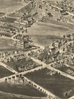 1907 Oxford Pennsylvania Vintage Old Panoramic City Map - 24x32
