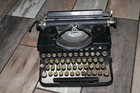 Antique Royal Model P  Typewriter 1930s  Black  Free Shipping 