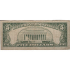 1953  5 Five Dollar Note   Circulated - Red Seal