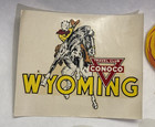 5 Vintage Souvenir Travel Decal sticker Wyoming 1930 s 40 s Yellowstone