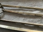 Four Antique French Silver Hatelet Atelette Skewers Monogrammed Lm