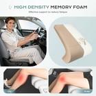 Coverado Car Seat Leg Extender  Leg Support Cushion  Car Leg Extension Cushio   