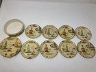 Vintage Coaster Set Of 8 Coasters In Case Made In Japan Liquor Cocktails