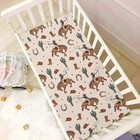 Western Cowboys America Crib Sheets For Boys Girl Retro Cowboy 52 28 9 In Beige