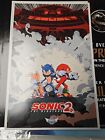 Sonic The Hedgehog 2 Movie Poster  - 12 X 18 Inches Authentic Mint