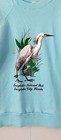 Medium Vintage Everglades Sweatshirt Unworn Soft Thin Indie Florida Bird Heron