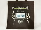 Evanescence Live 2023 Tour Tote Bag Black Canvas Concert Merch Amy Lee New