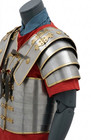 Medieval Roman Lorica Segmentata Armor - High Carbon Steel With Brass Trim -larp