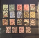 Stamps Great Britain  Lot Of 19 Different Issues Of King Edward Vii  See Details
