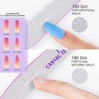 Reusable Double Sided Nail File Professional Emery Board 100 180 Grit Manicure