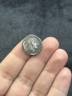 Immaculate Rare Ancient Roman Greek Unique Queen Image Silver Coated Coin
